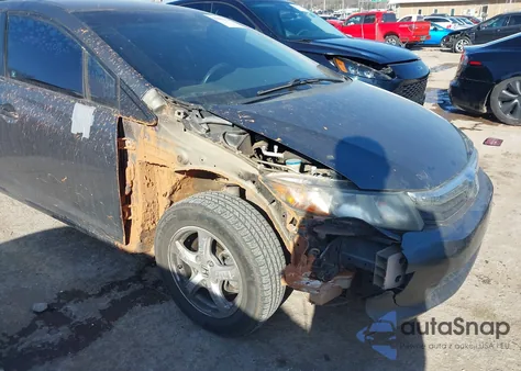 2012 Honda Civic Natural Gas z USA, uszkodzony, nr VIN 19XFB5F52CE003594